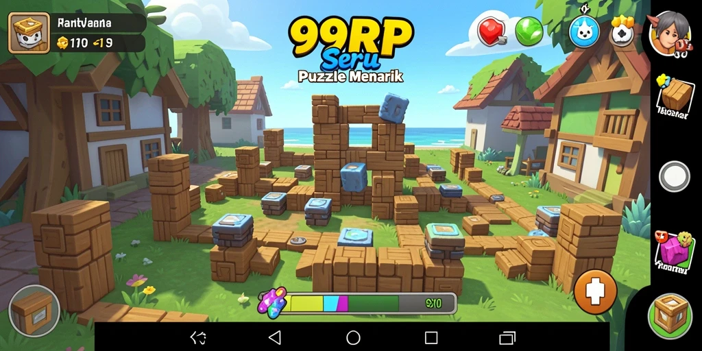Tampilan utama gameplay <strong>99RP</strong> yang menampilkan puzzle menarik.