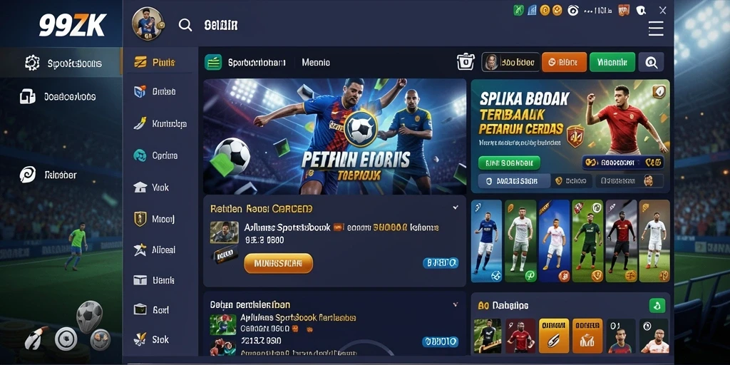 Tampilan gameplay menarik dari aplikasi Sportsbook 99ZK.