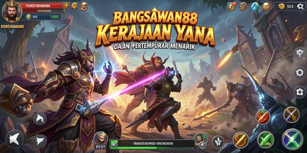Tampilan gameplay menegangkan di <strong>BANGSAWAN88</strong> dengan strategi Tower Defense yang mendalam.