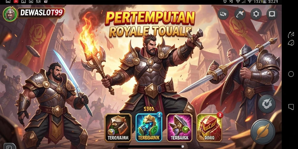 Tangkapan layar utama DEWASLOT99 menunjukkan aksi pertempuran yang mendebarkan.
