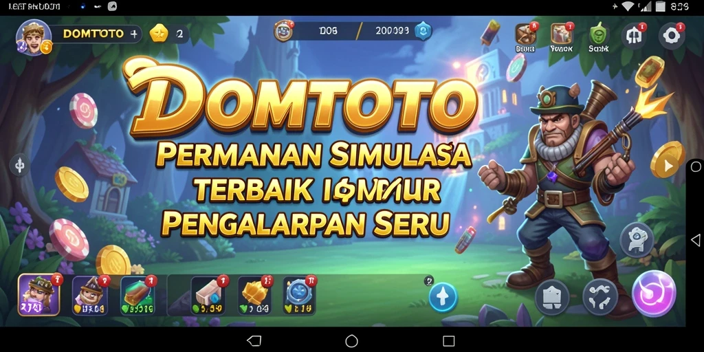 Tampilan gameplay DOMTOTO yang mendebarkan dan penuh aksi.