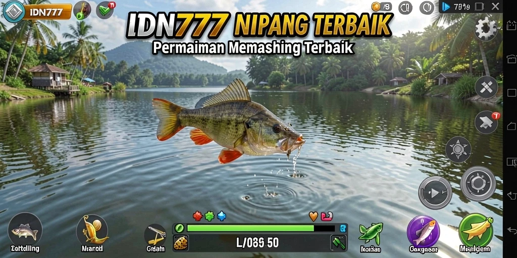 Tampilan screenshot IDN777 menunjukkan pengalaman memancing yang mendebarkan.