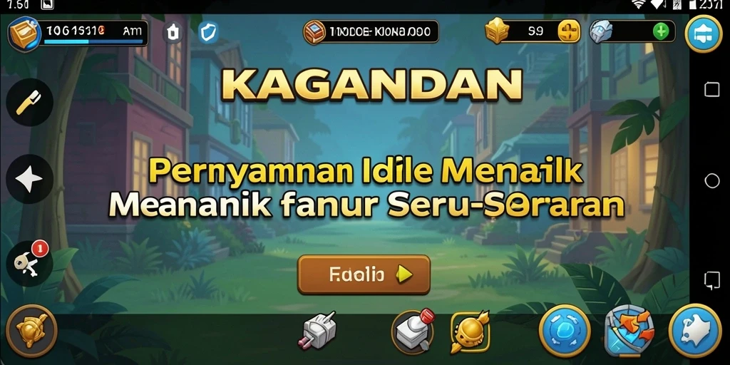 Screenshot utama KAGANDAN menampilkan gameplay santai dengan karakter menarik.