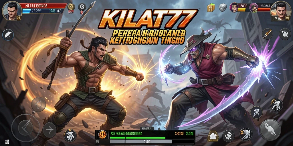 Gambaran pertarungan seru dalam KILAT77 dengan karakter beragam.
