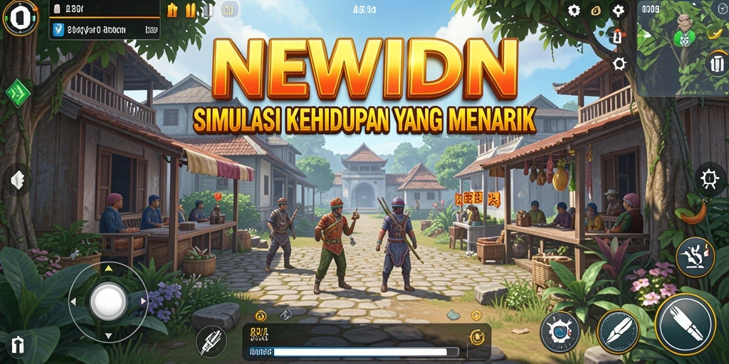 Tampilan gameplay NEWIDN yang menarik dan interaktif.