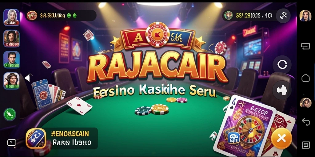 Screenshot gameplay RAJACAIR menampilkan pengalaman Kasino yang seru dan interaktif.