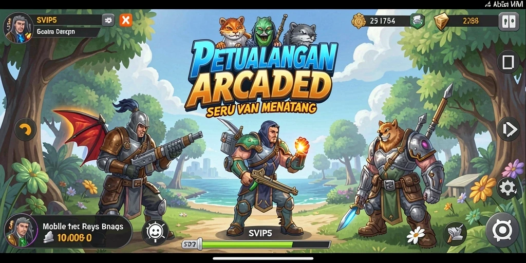 Tampilan gameplay <strong>SVIP5</strong> yang menarik dan menantang.