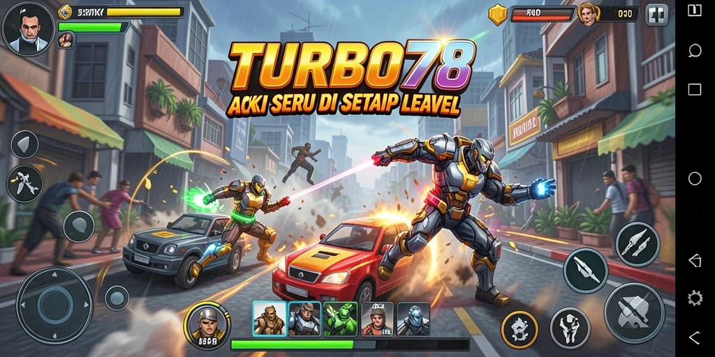 Screenshot gameplay TURBO78 yang menampilkan aksi seru dan grafis memukau.