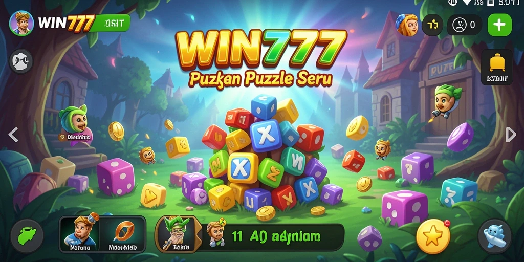 Tangkapan layar WIN777 menampilkan aksi seru gameplay Puzzle.